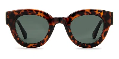 Privé Revaux Pr3002/g/s Asian Fit 86/qt Women's Sunglasses Tortoiseshell Size 46 In Brown