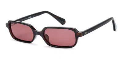 Privé Revaux Pr3017/g/s Asian Fit Polarized 0t4/0i Women's Sunglasses  Size 51 In Red