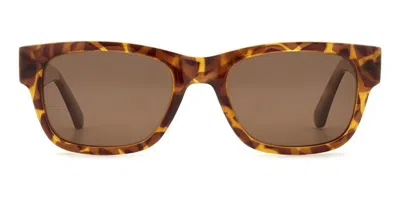 Privé Revaux Rain Clouds/s Polarized 086/uc Men's Sunglasses Tortoiseshell Size 54 In Brown