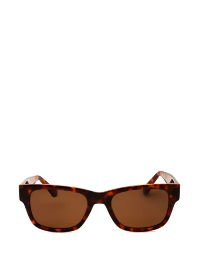 Privé Revaux Rain Clouds/s Rectangle-frame Sunglasses In Brown