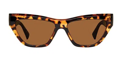 Privé Revaux Snatched/s 086/70 Women's Sunglasses Tortoiseshell Size 55 In Brown