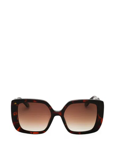Privé Revaux So Famous Square-frame Sunglasses In Brown