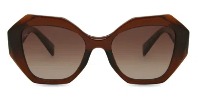 Privé Revaux The Bimini/s 09q/la Women's Sunglasses Brown Size 52 In Transparent Brown