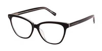 Privé Revaux The Chloe/bb 807/g6 Blue-light Block Women's Glasses Black Size 53 - Free Lenses - Blue Light Block  In Black On Clear