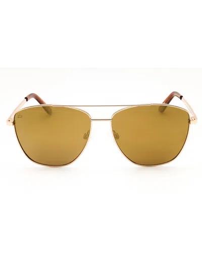 Privé Revaux Prive Revaux The Houston/s Sunglasses In Gold