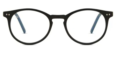 Privé Revaux The Maestro/bb 003/g6 Blue-light Block Men's Glasses Black Size 49 - Free Lenses - Blue Light Block  In Matte Black