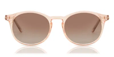 Privé Revaux The Maestro/s Polarized Fwm/la Men's Sunglasses Pink Size 49 In Transparent Nude Pink