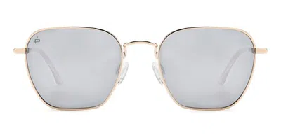 Privé Revaux Timber/s Polarized 000/xn Women's Sunglasses Gold Size 54