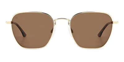 Privé Revaux Timber/s Polarized 01q/sp Women's Sunglasses Gold Size 54