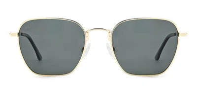 Privé Revaux Timber/s Polarized Pef/uc Women's Sunglasses Gold Size 54 In Gray