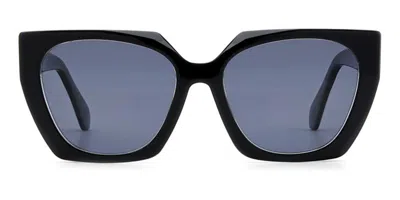Privé Revaux Tropic Nights/s Asian Fit Polarized 807/m9 Women's Sunglasses Black Size 56 In Blue