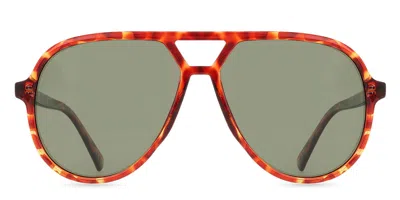 Privé Revaux Vault/s Polarized 086/uc Women's Sunglasses Tortoiseshell Size 61 In Brown