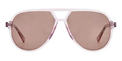 Privé Revaux Vault/s Polarized 3dv/0f Occhiali Da Sole Rosa Per Donna In Transparent Pink