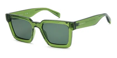 Privé Revaux Vice City/s Polarized 1ed/uc Men's Sunglasses  Size 52 In Green