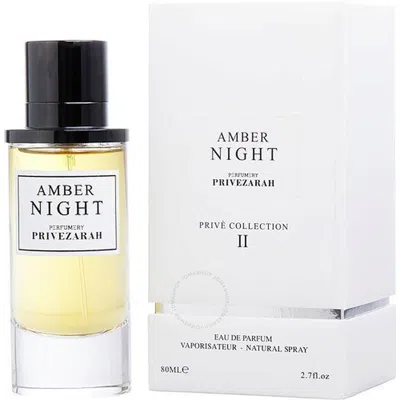Privezarah Unisex Prive Collection Ii Amber Night Edp 2.7 oz Fragrances 8491211270719 In Amber / Pink