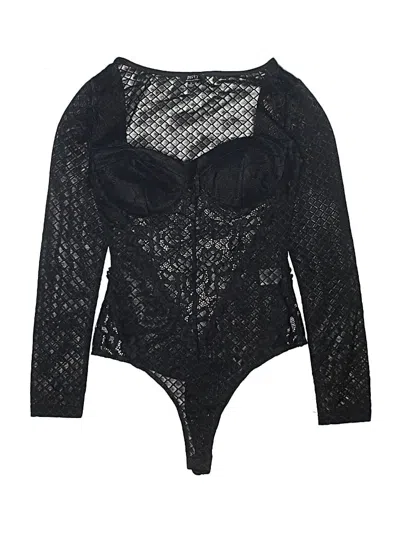 Pre-owned Privy Bodysuit In Black