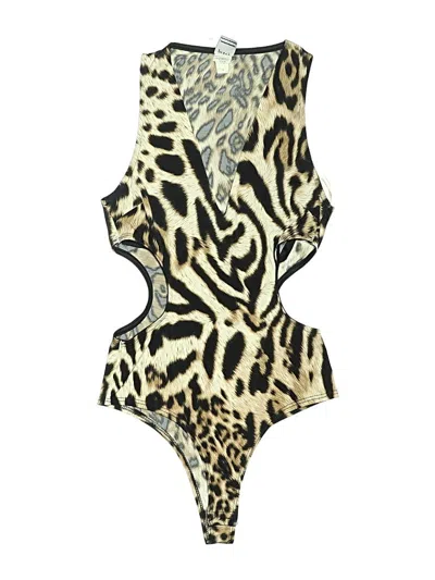 Pre-owned Privy Bodysuit In Gold