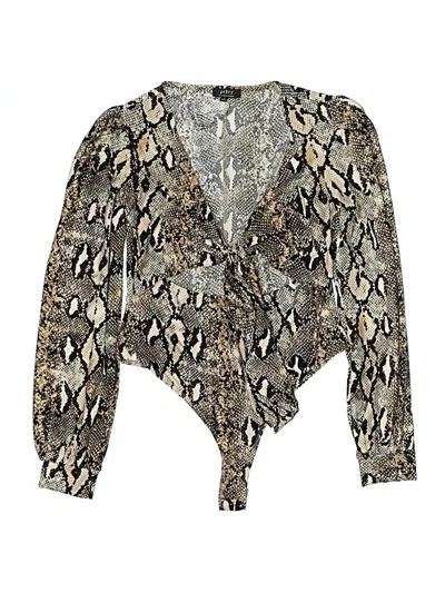 Pre-owned Privy Bodysuit In Silver