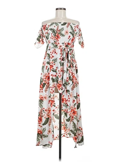 Pre-owned Privy Casual Dress In White