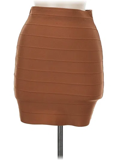Pre-owned Privy Casual Skirt In Brown
