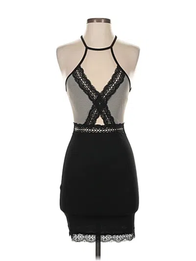 Pre-owned Privy Cocktail Dress In Black