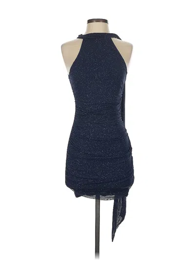 Pre-owned Privy Cocktail Dress In Blue