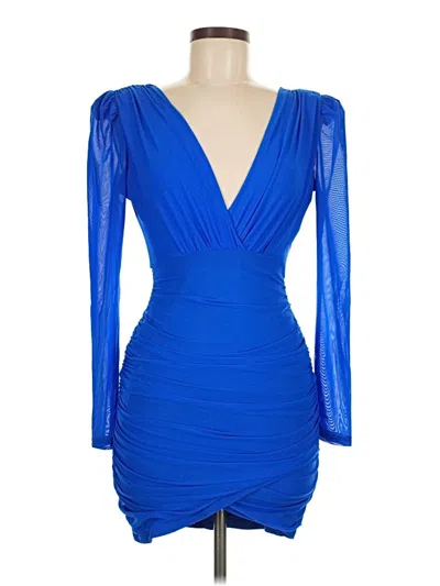 Pre-owned Privy Cocktail Dress In Blue