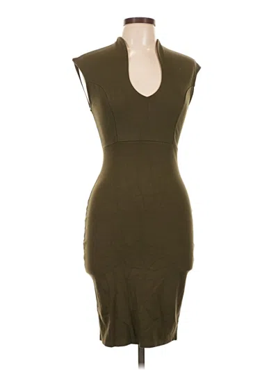 Pre-owned Privy Cocktail Dress In Brown