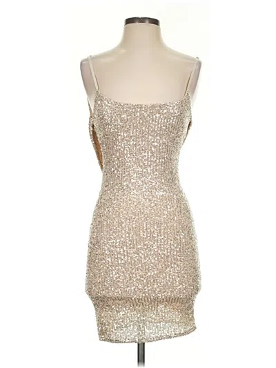 Pre-owned Privy Cocktail Dress In Gold