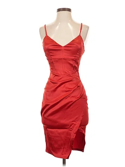 Pre-owned Privy Cocktail Dress In Red