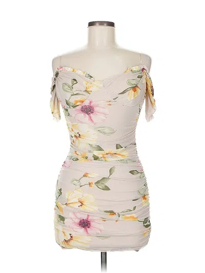 Pre-owned Privy Cocktail Dress In White