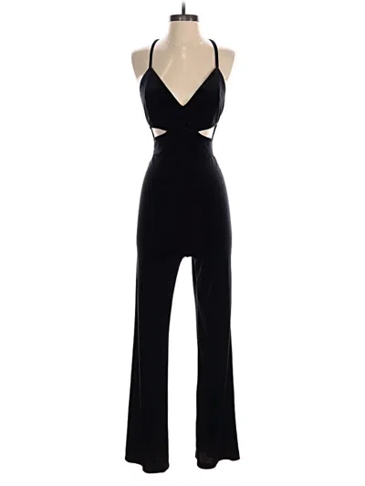 Pre-owned Privy Jumpsuit In Black