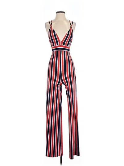 Pre-owned Privy Jumpsuit In Red