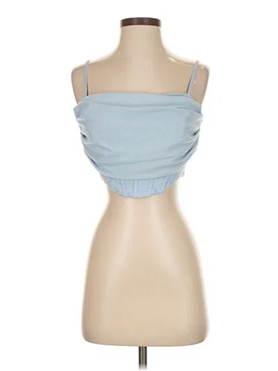 Pre-owned Privy Sleeveless Blouse In Blue