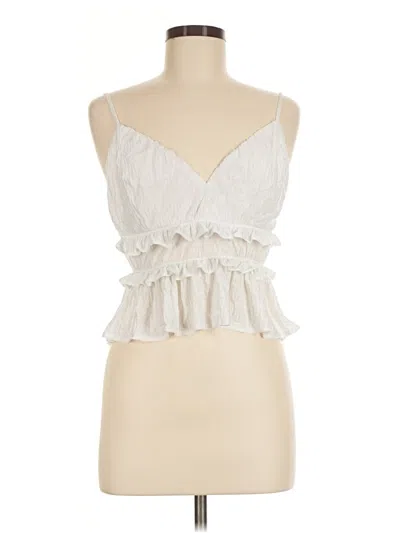 Pre-owned Privy Sleeveless Blouse In Ivory