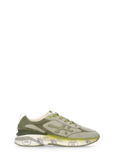 Prmt Round Toe Green Sneakers