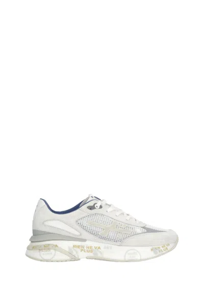 Prmt White Moerun 6732 Lettering Sneakers