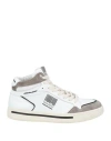 Pro 01 Ject Man Sneakers White Size 9 Leather, Textile Fibers In White