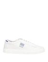 Pro 01 Ject Man Sneakers White Size 9 Soft Leather In White