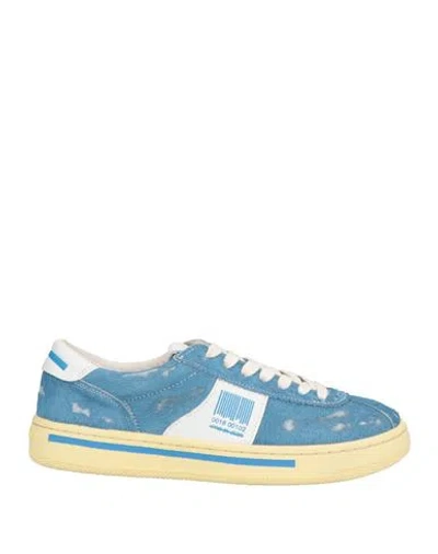 Pro 01 Ject Woman Sneakers Azure Size 8 Leather In Blue
