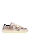 Pro 01 Ject Woman Sneakers Bronze Size 8 Leather, Textile Fibers In Yellow