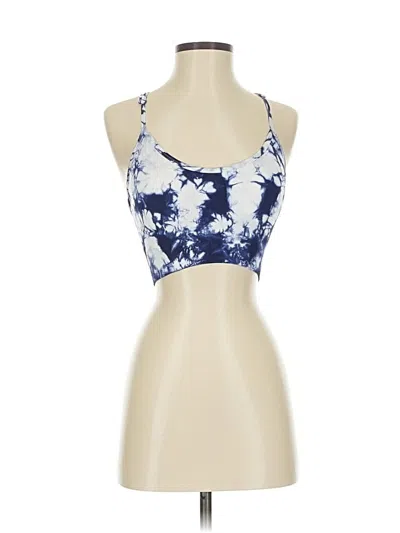 Pre-owned Pro-fit Tank Top Blue Halter Neckline Tops