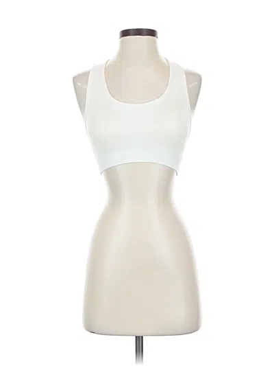 Pre-owned Pro-fit Tank Top Ivory Halter Neckline Tops In White