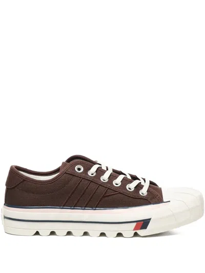 Pro-keds Lace-up Round-toe Sneakers In Brown
