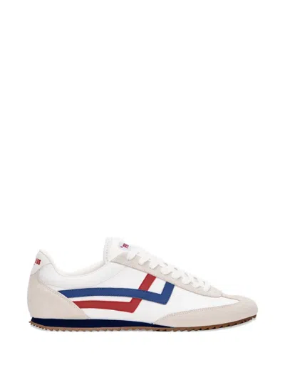 Pro-keds Racer 77 Leather-inserts Sneakers In White