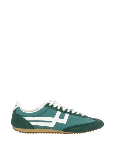 Pro-keds Racer 77 Logo Sneakers In Green