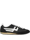Pro-keds Racer 77 Striped Sneakers In Black