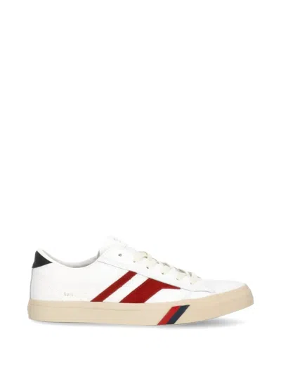 Pro-keds Royal Classic Striped Leather Sneakers In White