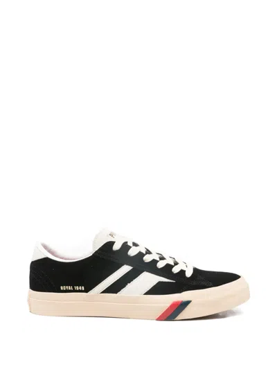 Pro-keds Royal Classic Stripes Sneakers In Black