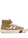 Pro-keds Royal Orbit Lace-up Stripe-detail Sneakers In Brown
